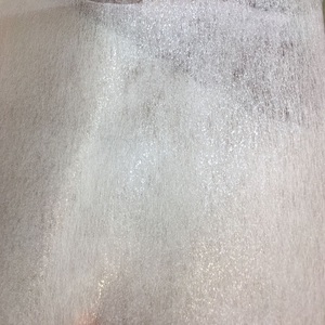 1050hf một bên cắt đi không dệt hóa chất trái phiếu phân tán bột fusible cứng loại 100% polyester <span class=keywords><strong>interlining</strong></span> - Product Image 5