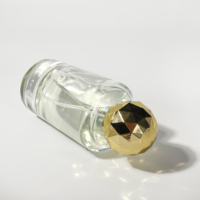 Flacon de parfum vide transparent de 80 ml, nouveau design, atomiseur en verre cylindrique rond pour emballage de soins de la peau, flacon de parfum de luxe