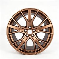 Jantes de voiture forgées en une seule pièce de 18 à 26 pouces, finition noire brillante, face usinée, jantes en alliage forgées personnalisées Y000