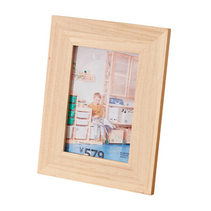 Cadre photo en bois rectangulaire en bois massif horizontal pour table, décoration de salon, chambre à coucher, salle à manger - Product Image 4