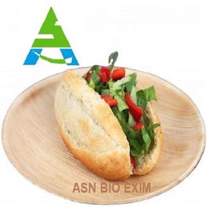 จานและจานทรงใบถั่วอาเคาธรรมชาติเป็นมิตรต่อสิ่งแวดล้อมจานตั้งแคมป์สลักลายต้นไม้100% - Product Image 1