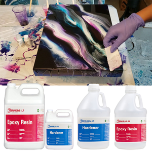 Deep Pour <strong>Epoxy</strong> Resin Kit Crystal Clear Liquid Glass 2-4 Inch 1.5GL, Self Leveling <strong>Epoxy</strong> Kit, Clear <strong>Epoxy</strong> Resin <strong>Wood</strong> <strong>Filler</strong> - Product Image 6