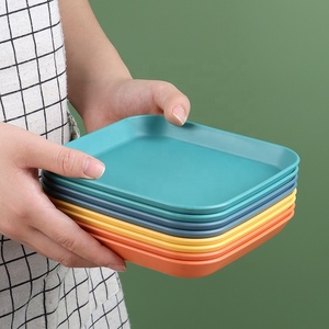 Lavavajillas sin BPA y ecológico y plato apto para microondas estilo ins plato de hueso redondo juego de vajilla para el hogar - Product Image 3