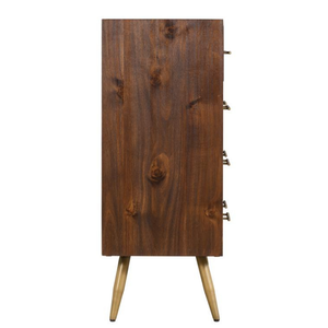 Colección BERGEN Gabinete de madera Tallboy Gabinete de madera de la más alta calidad Muebles de sala de estar Precio al por mayor - Product Image 4