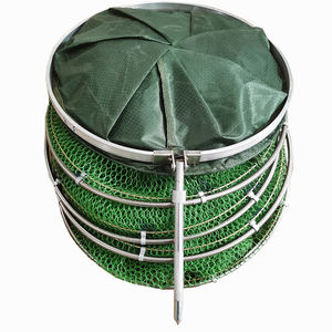 Portable Fykes sac rond équipement <span class=keywords><strong>de</strong></span> pêche garde <span class=keywords><strong>de</strong></span> poisson garder filet sac <span class=keywords><strong>de</strong></span> Protection épaissir leurres <span class=keywords><strong>de</strong></span> pêche PE canne à pêche - Product Image 1