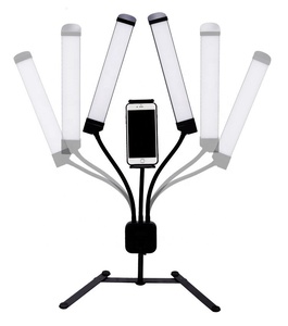 Lampe à cils à double bras glamcor light demi-anneau led pour salon de coiffure beauté maquilleur - Product Image 2
