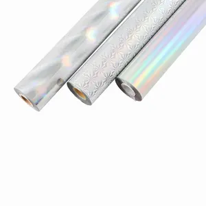 metallic colors holographic seamless rainbow golden colour foil reactive toner laser printer thermal printing roll stamping