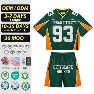 Custom Sublimated Printed Mesh American Football Baseball Jersey Oversized Breathable Quick Dry Short Summer <b>Tshirt</b> Embroidery - Product Image 1