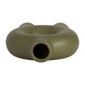 Vaso in Ceramica Verde Oliva dal Design Moderno per Arredamento Casa, Soggiorno, Camera da Letto, Ufficio, Pezzo d'Accento - Product Image 6