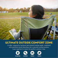 Chaise pliante de camping moderne et portable, design élégant, capacité 150 kg, en tissu Oxford et métal aluminium, idéale pour le jardin, la plage, la pêche et le camping