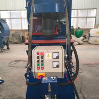 Machine de sablage mobile, sablageuse de plaques d'acier pour le décapage de la rouille des surfaces métalliques