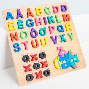 Nouveau jeu de construction en bois Weixuan, blocs de puzzle, plateau de jeu éducatif pour enfants de 5 à 7 ans, moins de 50 pièces, vente en gros - Product Image 2