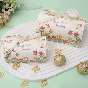 Boîte de bonbons de mariage avec nœud en perles de style coréen-Emballage de <span class=keywords><strong>chocolat</strong></span> de luxe bleu vert pour cadeaux de fête, décoration de table pour cadeaux d'anniversaire - Product Image 4