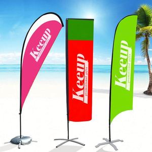 Factory Direct Custom Double Sided Printing Outdoor Advertising Flag Banner <b>Backpack</b> With Flag Stands - Product Image 4