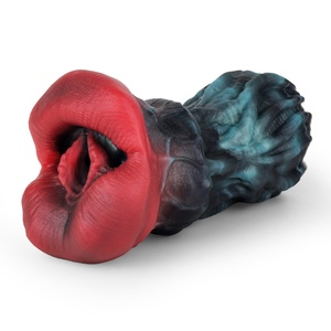 LUUK Single Hole Silicone Pocket Pussy Mouth Shape Male Masturbator Pocket Pussy Artificial Vagina Oral Sex <b>Toys</b> <b>for</b> <b>Men</b> - Product Image 1
