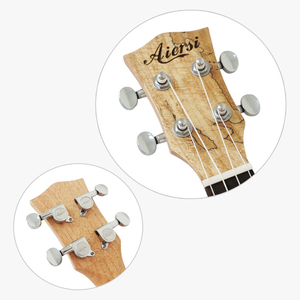 Ukelele de Concierto Aiersi de Arce Rizado de 24 Pulgadas, Hecho a Mano, Profesional, Instrumento de Cuerda Hawaiano, Logotipo Personalizado - Product Image 5