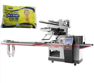 Automatic Horizontal Pillow Packaging Machine For Baby Adult Diaper/Soap/Tape