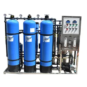 500liter per hour 1000l/hr 2000L water treatment plant reverse osmosis water filter system with water softner system in houses