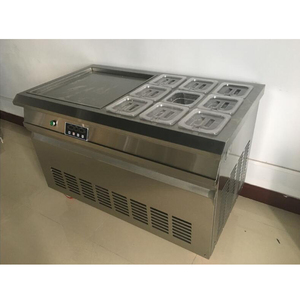 Xeoleo Thương Mại 9-Xe Tăng Tấm Vuông Thái Fry Cuộn Kem Pan Thép Không Gỉ Chiên Ice Cán Pan Máy - Product Image 5