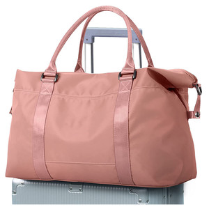 With Wet Dry Separation Shoe Compartment Custom Logo Pink Waterproof <b>Tote</b> Travel Duffel Sport <b>Gym</b> Bag - Product Image 1
