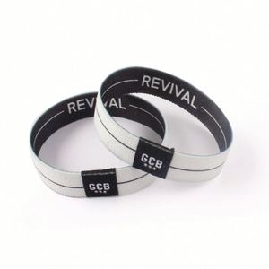 Pulsera y Brazalete Elástico de Tela de Poliéster de Moda, Económico y de Alta Calidad, para Eventos Publicitarios - Product Image 2