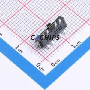 3AQKDCCAA Slide Switch SMD-8P,13x3.5mm Switch Single Pole Double Throw Rectangle Pin Header PC Pin 12.95mm - Product Image 2