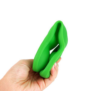 Étui à crayons <span class=keywords><strong>en</strong></span> silicone imperméable portable <span class=keywords><strong>en</strong></span> forme de <span class=keywords><strong>pois</strong></span> mignon pour étudiants, rangement de papeterie, sac à stylos - Product Image 2