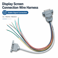 Rangkaian Kabel Harness Kawat Solvet Kustom 2 Pitch 54mm Terminal JST Molex Baris Tunggal/Ganda 20 Pin OEM PCBA IP67 Penggunaan Industri