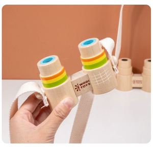 Binoculares de Madera para Niños con Lente de Caleidoscopio Óptico para Observación de Estrellas - Regalo Educativo Tecnológico Unisex - Product Image 3