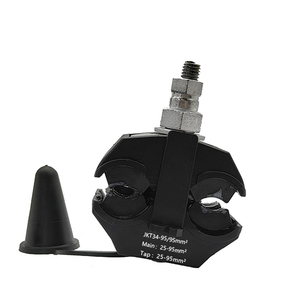 JJC-4 JJC-5 Insulated <b>Piercing</b> <b>Clamp</b> Overhead Line Wire Branch Tap Connector Power Distribution Electrical Accessories - Product Image 2