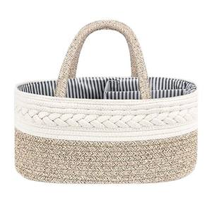 Panier de rangement pour bijoux portable en gros Corde de coton tressée transfrontalière Panier de rangement interne externe humide et sec amovible - Product Image 5