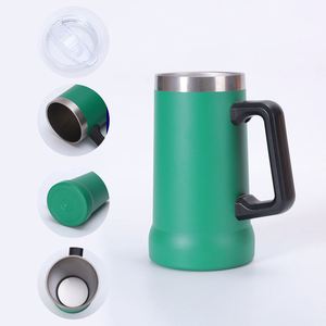 Taza de Cerveza de 24 oz con Asa, Diseño Clásico, Aislamiento de Doble Pared, Acero Inoxidable con Recubrimiento en Polvo, Logotipo Personalizado - Product Image 3