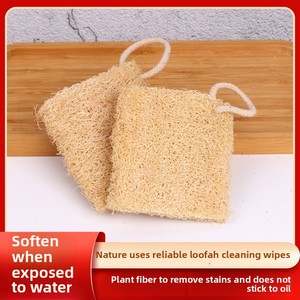 Esponja de Luffa Natural Ecológica Zenidoo, Paño para Fregar Platos, 10 cm, con Más del 80% de Ingredientes Activos para la Limpieza de la Cocina - Product Image 2