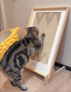 Tự làm sơn gỗ khung bảng đồ nội thất bảo vệ Bìa Claw leo đồ chơi cho mèo tự nhiên sisal scratcher - Product Image 6