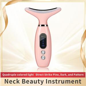 New Design Facial Neck <b>Massager</b> Heating Vibration Neck Lifting Beauty Device Reduce Double Chin Anti-Wrinkle Skin Tightening - Product Image 3