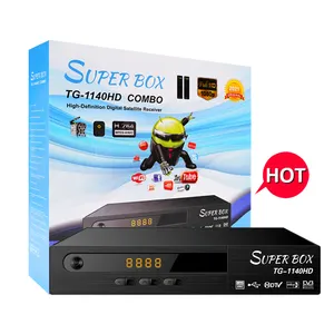 Surpe Box TG-1140HDダブルリモコン衛星テレビ受信機フル高解像度1080P DVB-T2/C/S2コンボデコーダーテレビボックス