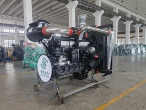 맘킨스 120KW 161HP 6기통 4행정 8.27L 수냉식 디젤 엔진 전기 스타터 펌프 유로 2 프라임 파워 발전기 - Product Image 5