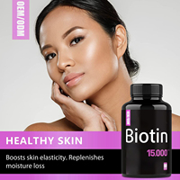 Comprimés de biotine, kératine et collagène en marque privée, capsules de biotine pour les cheveux, la peau et les ongles, suppléments de biotine
