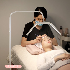 Lampe de sol professionnelle à LED pour salon de beauté, avec support réglable en hauteur, lumière demi-lune pour cils, salon de beauté - Product Image 2