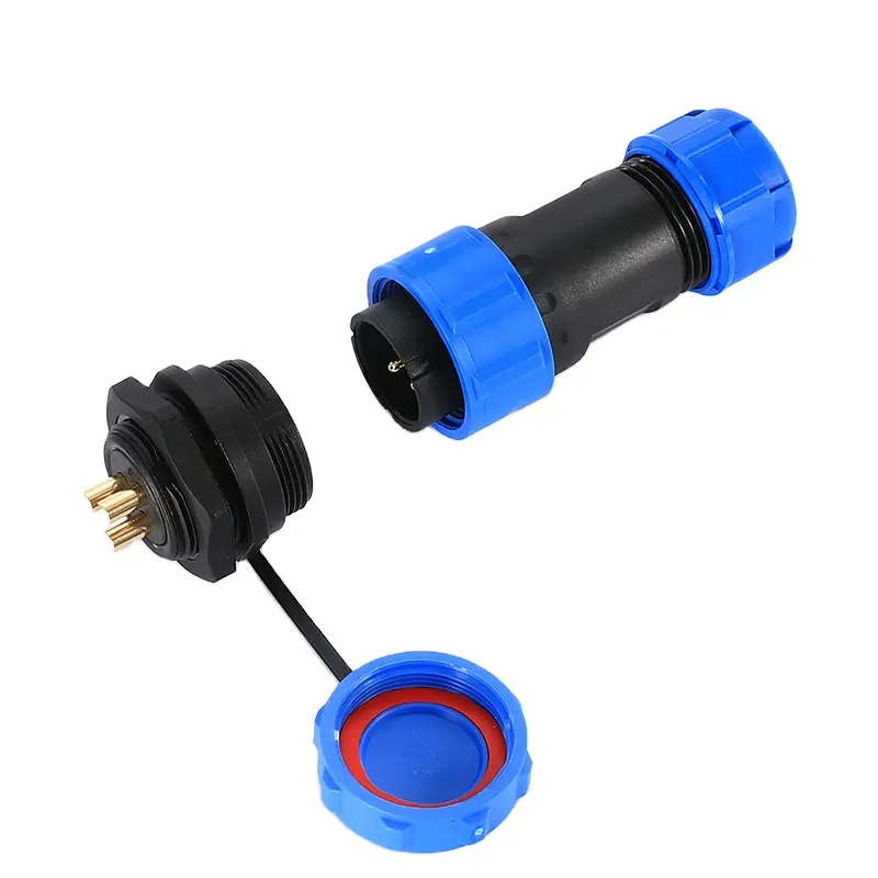 Sp13 conector de tomada ip68 para soldagem, conector macho e fêmea 2pin 3pin 4pin 5pin 6pin 7pin 9pin, à prova d' água