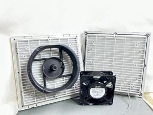 JEEK haute qualité 106x106mm 80mm couvercle d'armoire électrique <span class=keywords><strong>mousse</strong></span> plastique pour refroidissement filtre à persiennes <span class=keywords><strong>de</strong></span> ventilateur axial - Product Image 2