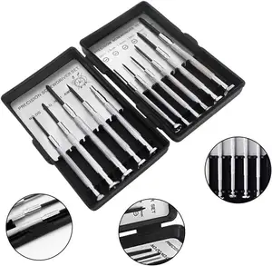 Headband magnetic Tail rotatable design for Electronics Glasses watch Repair 11pcs Mini Precision Screwdriver Set