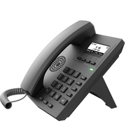 Teléfono IP de oficina de nivel básico con 2 líneas SIP Conectividad PoE y Wi-Fi Red GSM Tipo IP PBX Producto VoIP