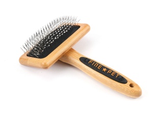 Wholesale Pet Supply of Dog Grooming Brush Dog Slicker Brush with Pin Balls