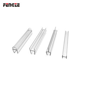 <span class=keywords><strong>Joint</strong></span> <span class=keywords><strong>de</strong></span> <span class=keywords><strong>porte</strong></span> <span class=keywords><strong>de</strong></span> <span class=keywords><strong>douche</strong></span> en verre incurvé transparent <span class=keywords><strong>de</strong></span> style moderne avec bande d'étanchéité inférieure et garantie d'un an - Product Image 6