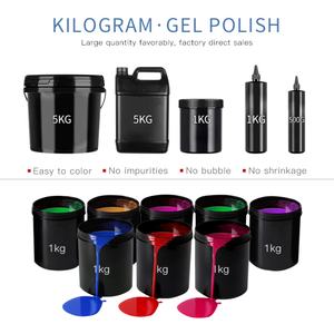 JTING Nail Factory Manufacturer Wholesale Raw Material Uv Gel 1kg Kliogram Bulk Packing Barreled 3000colors Uv Gel Nail Polish - Product Image 3