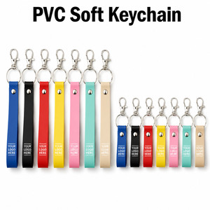 พวงกุญแจสายคล้องข้อมือ PVC นิ่ม พิมพ์โลโก้ได้ พร้อมตัวล็อคแบบก้ามปู กันน้ำ ทนทาน ยืดหยุ่น เหมาะสำหรับธุรกิจส่งเสริมการขาย - Product Image 1