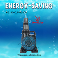 Pompe submersible pour cascade et fontaine de jardin, haute pression, hauteur de refoulement 8,6 m, 840 W, noire, 40000 L/H, pompe de circulation pour bassin