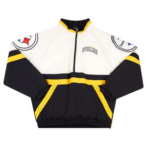 Мужская зимняя куртка-бомбер класса люкс с воротником-стойкой на молнии 1/2, из плотной ткани с эффектом памяти, ветрозащитная, непромокаемая, из окрашенного нетканого материала - Product Image 5