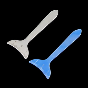 ไม้บรรทัดวัดกระดูกคิ้วพร้อมสเกล ไม้บรรทัดวัดความงามเปลือกตาสองชั้น อุปกรณ์เสริมสำหรับวัดขนาด เครื่องมือวัดขนาด ไม้บรรทัดวัดเปลือกตาแบบนอนราบ - Product Image 2